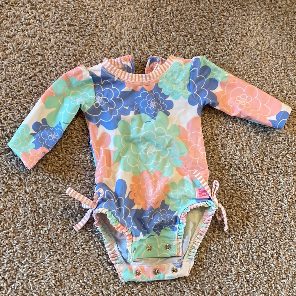 Ruffle Butts snap bottom swimsuit